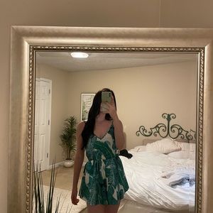 Cute green romper